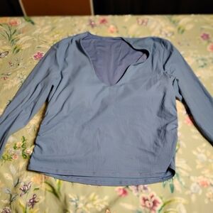 lululemon athletica Blue Long Sleeve Top